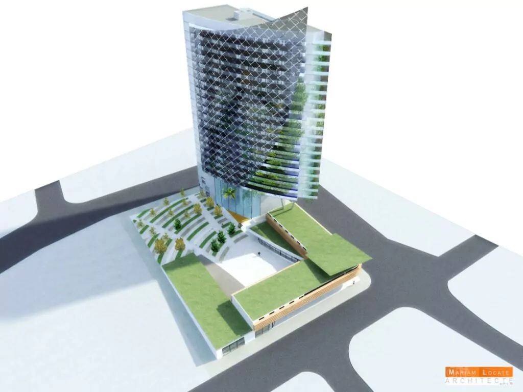 Réalisation architecte La Réunion - Concours - La Tour SIDR - vue 2